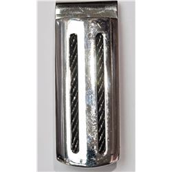 #50-STAINLESS STEEL MONEY CLIP WITH CABLES