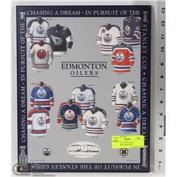 OILERS PICTURE PLAQUE EDMONTON COLISEUM/
