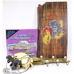 LOT OF CAST IRON SPOON AND FORK SOLD WITH