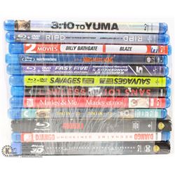 BUNDLE OF 12 BLU-RAY DVDS