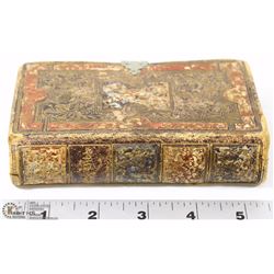 ANTIQUE 1848 HOLY BIBLE WITH BRASS CLASP