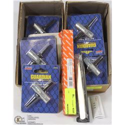 TWO CASES OF 10 LINCOLN-GUARDIAN GREASE TOOL-HEAD