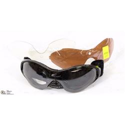 OUTDOOR SPORT SUNGLASSES WITH 2 EXTRA LENS SETS