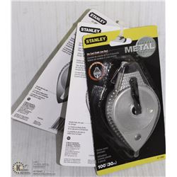 LOT OF 3 STANLEY DIE-CAST CHALK LINE REEL