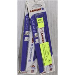 LOT OF TEN 6" WOOD & PLASTIC RECIPROCATING SAW