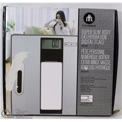 HOMETRENDS SUPER SLIM BODY FAT/HYDRATION DIGITAL