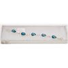 Image 1 : #18-BLUE TOPAZ GEMSTONE BRACELET