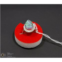 #20-AUSTRALIA TRIPLE OPAL GEMSTONE RING