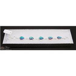 #22-AUSTRALIA TRIPLE OPAL GEMSTONE BRACELET