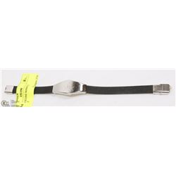 BLACK SILICONE MASONIC BRACELET