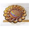 Image 1 : 9 - VINTAGE CARNIVAL GLASS DEVILLED EGG PLATTER