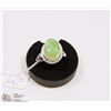 Image 1 : #17-AUSTRALIAN TRIPLE OPAL GEMSTONE RING