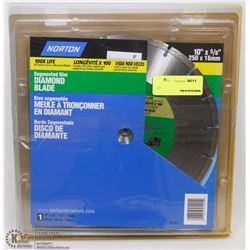 LOT OF 2 NORTON SEGMENTED RIM DIAMOND BLADES