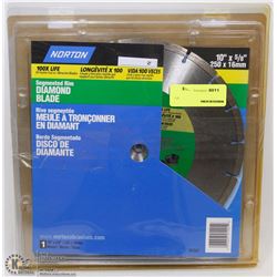 LOT OF 2 NORTON SEGMENTED RIM DIAMOND BLADES