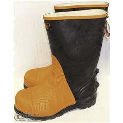 SIZE 9 STC GEO STEELTOE RUBBER WORKBOOTS