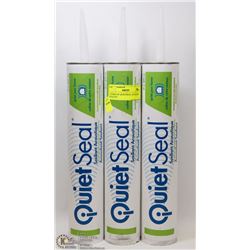 3 TUBES OF QUIENTSEAL ACOUSTIC SEALANT