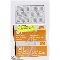 PAIR OF 3M TWISTLOK PAD HOLDERS