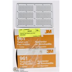 PAIR OF 3M TWISTLOK PAD HOLDERS