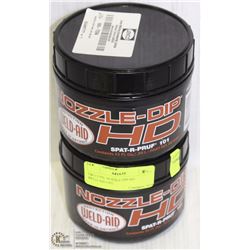 TWO 0.95L NOZZLE-DIP HD WELD-AID GEL
