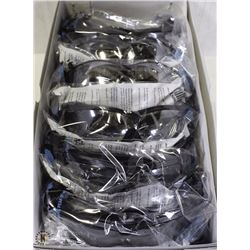 CASE OF V12 PYRAMEX V26 CLEAR SAFETY GLASSES