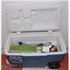 Image 1 : COLEMAN WHEELED 85GAL EXTREME5 COOLER W/ TWO