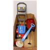Image 1 : LARGE BOX W/FISHER PRICE MOWER, LITTLE