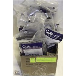 LOT OF 11 BAGS OF GROTE SMALL BLACK ZIPTIES