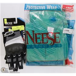 PAIR OF HEAVY DUTY GLOVES SIZE MEDIUM SOLD WITH