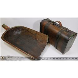 MINI SUITCASE WITH WOODEN SHOVEL