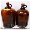 Image 1 : VINTAGE 2 BROWN MOONSHINE JUGS