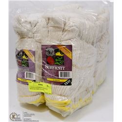 4 DOZEN SUPERIOR SURE-KNIT MEDIUM FIBRE GLOVES