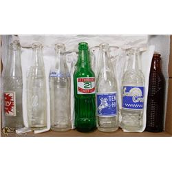 7 COLLECTOR SODA BOTTLES            SUN CREST, VIT