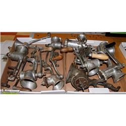 10 OLD MEAT GRINDERS  INCL BEATRICE EXPRESS, OK, A