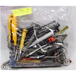 BAG OF SEIZED POCKET KNIVES