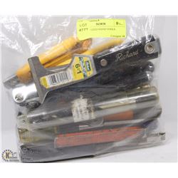 BAG OF SEIZED HAND TOOLS