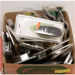 BOX FULL OF NEW LEATHER CELLPHONE COVERS