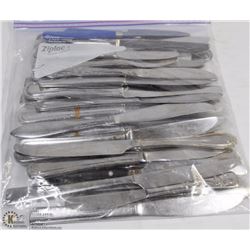 BAG OF SEIZED KITCHEN KNIVES