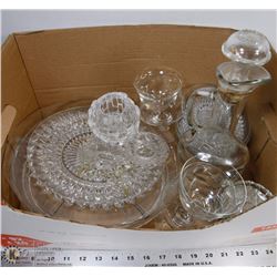 ESTATE COLLECTION OF GLASSWARE
