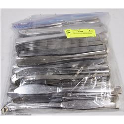 BAG OF SEIZED KITCHEN KNIVES
