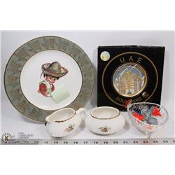 VINTAGE 1962 BROWNIE DOWNING CERAMIC PLATE