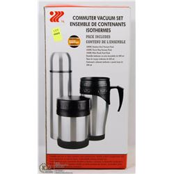 NEW COMMUTER VACUUM SET - STAINLESS STEEL