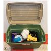 Image 1 : LARGE BIN WITH CAMPING STUFF
