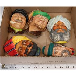 5 CHALKWARE BISSONS