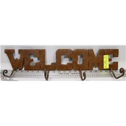 SOLID STEEL WELCOME COAT RACK