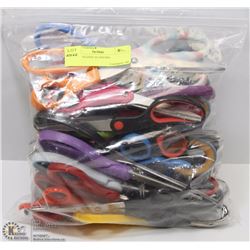 BAG OF SEIZED SCISSORS