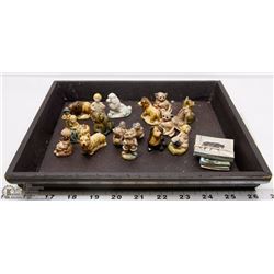 18 WADE RED ROSE TEA FIGURINES & 25 CRACKER JACK