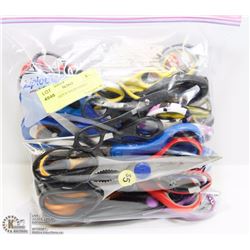 BAG OF SEIZED SCISSORS