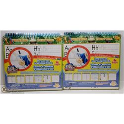 TWO PACK OF DRY ERASE LEARNING BOOKS