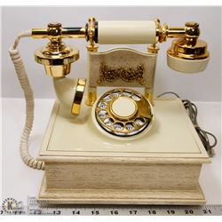 VINTAGE FRENCH/VICTORIAN STYLE ROTARY DIAL PHONE