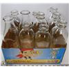 Image 1 : DOZEN OLD MILK BOTTLES
